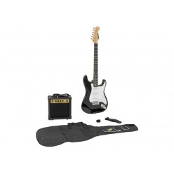 DIMAVERY EGS-1 Electric guitar set, black